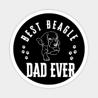 Best Beagle Ever Funny Quote Vintage Magnet